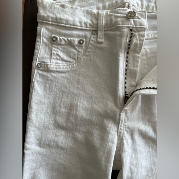 Rag and bone white skinny high waisted jeans - Picture 1 of 6